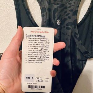 Lululemon Studio Racerback